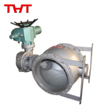 Eccentric semi solenoid ball valve of 200mm trunnion